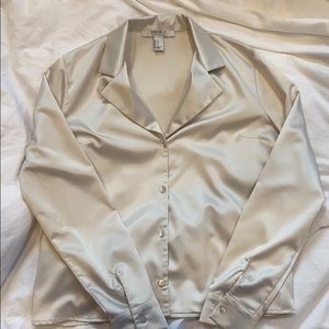 Silk Button Down